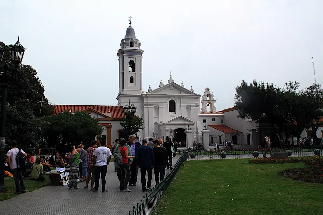 Paisaje urbano. Iglesia del Pilar