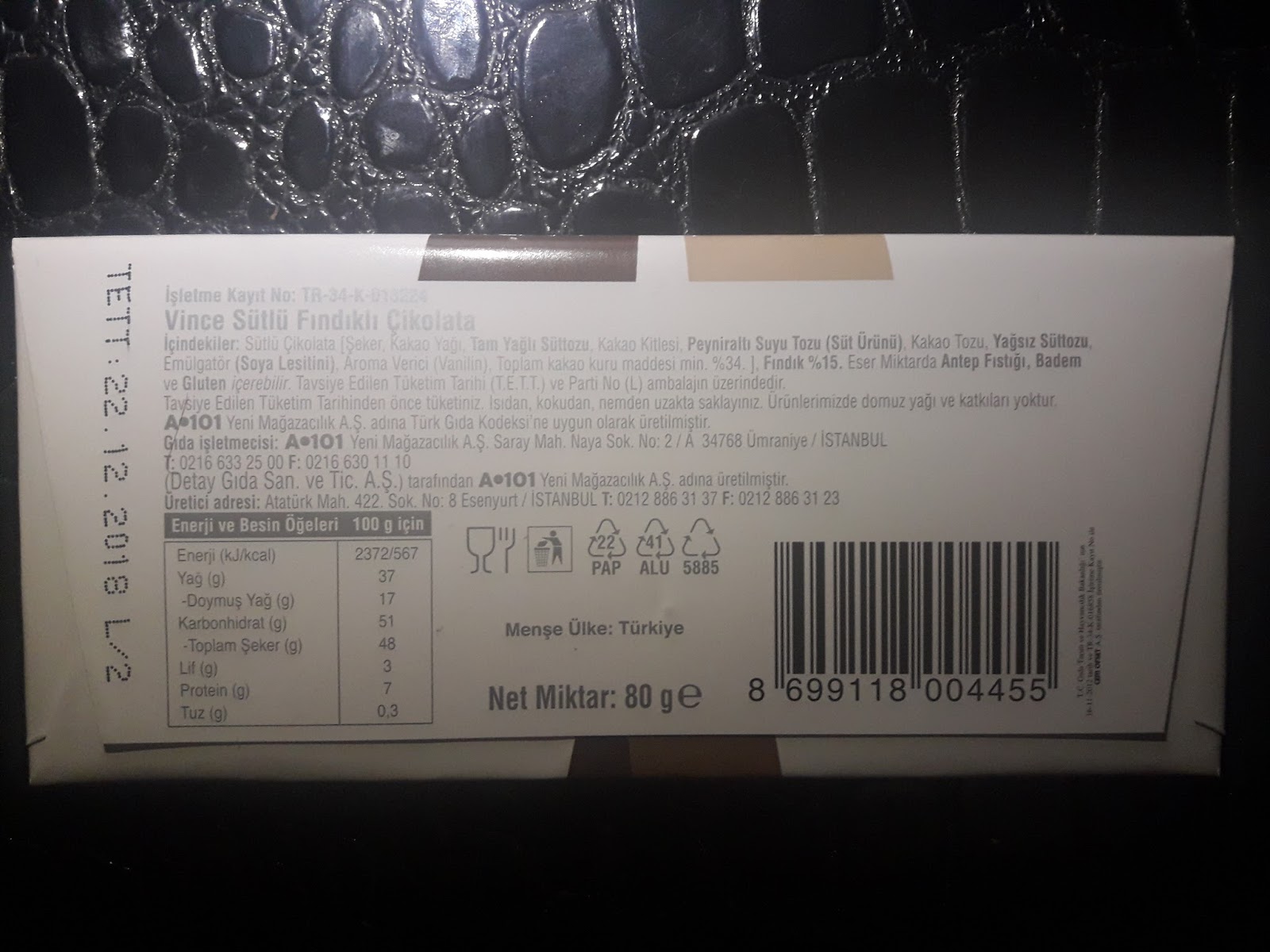 A101 Vince Çikolatalar Yorum