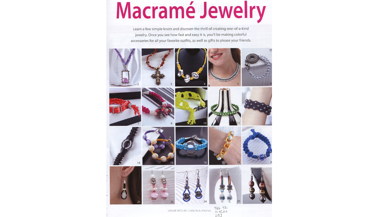 Ali Julia Product Reviews Book review Macrame Jewelry Paperback by