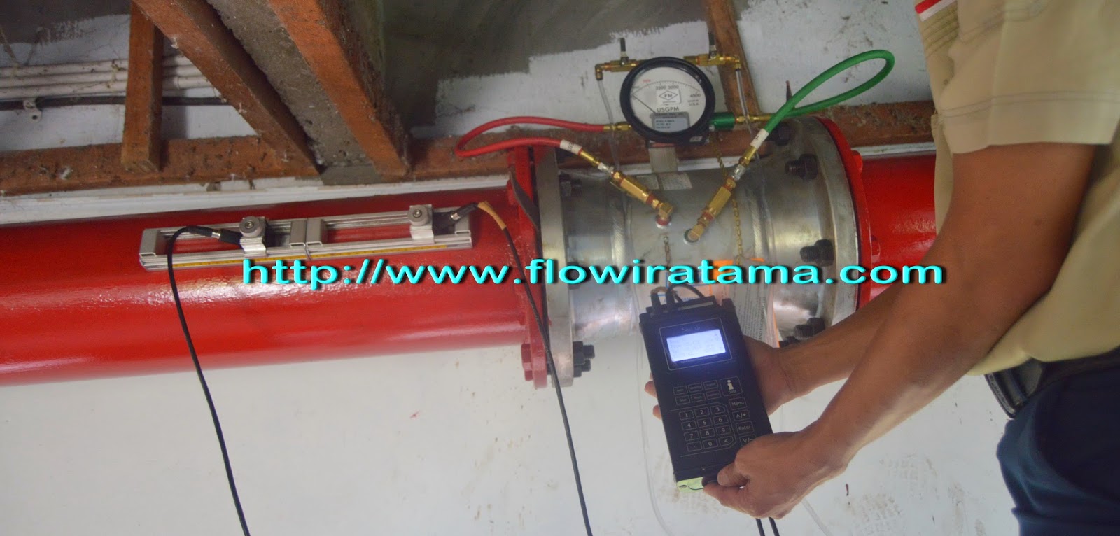 Pemasangan Gerand Flow Meter 6" di Palembang Flow Meter Indonesia
