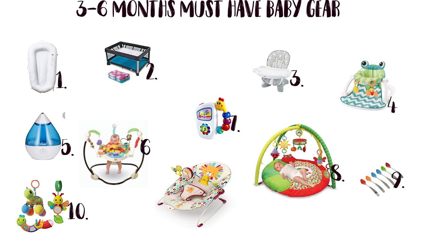 4 month old baby necessities