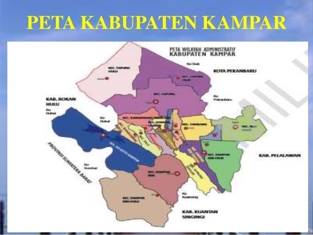 Peta Kabupaten Kampar