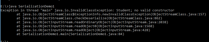 Serialization in Java