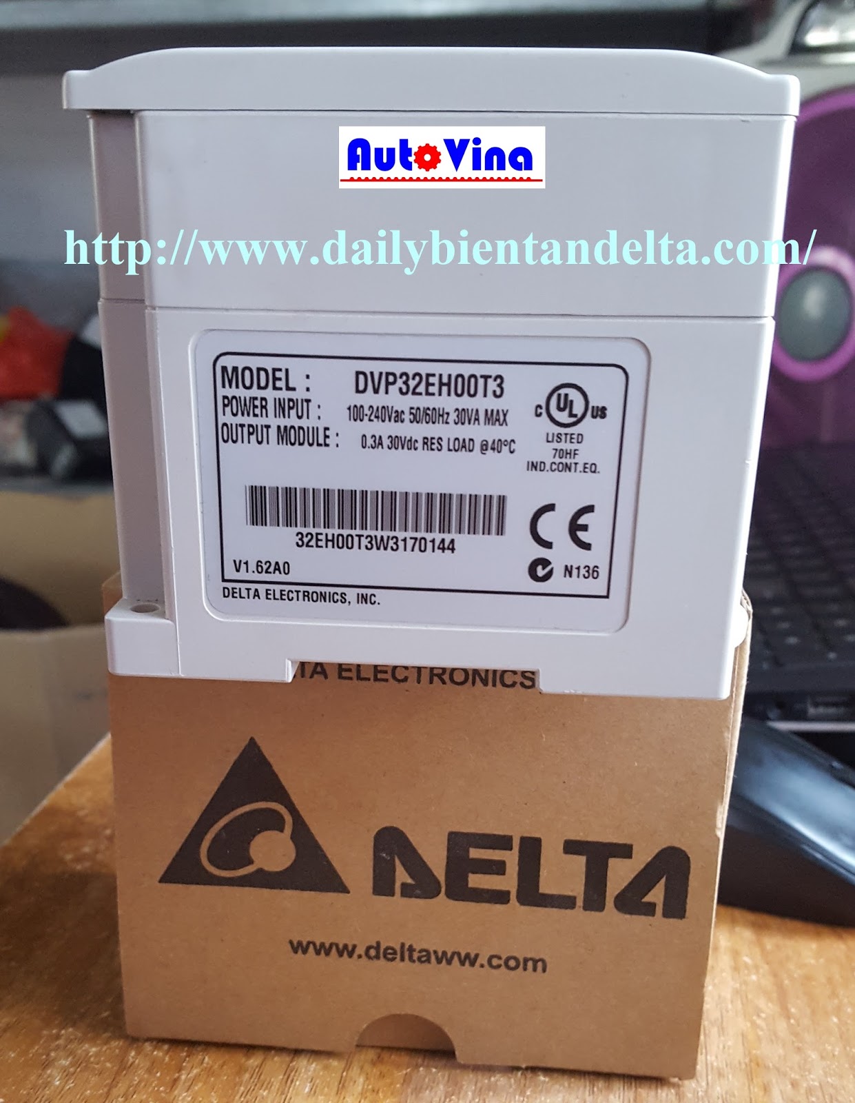 Đại lý bộ điều khiển lập trình PLC Delta DVP32EH00T3. Giá bán PLC Delta