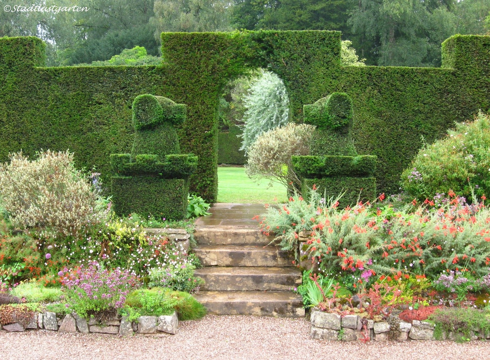 Stadtlustgarten Englische Gärten Knightshayes Court / Devon