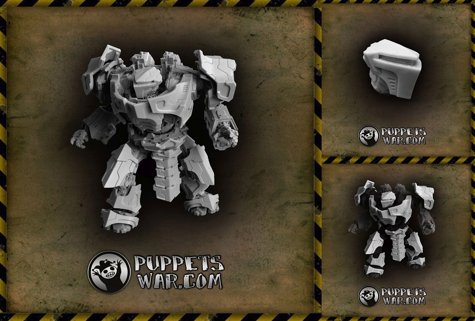 Wargame News and Terrain Puppetswar New Prime Knight Battlewalker