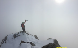 Fernando Calvo Guia de alta montaña uiagm en picos de europa , Ubiña . Rab Torque jacket , Rab Calibre. Campcassin