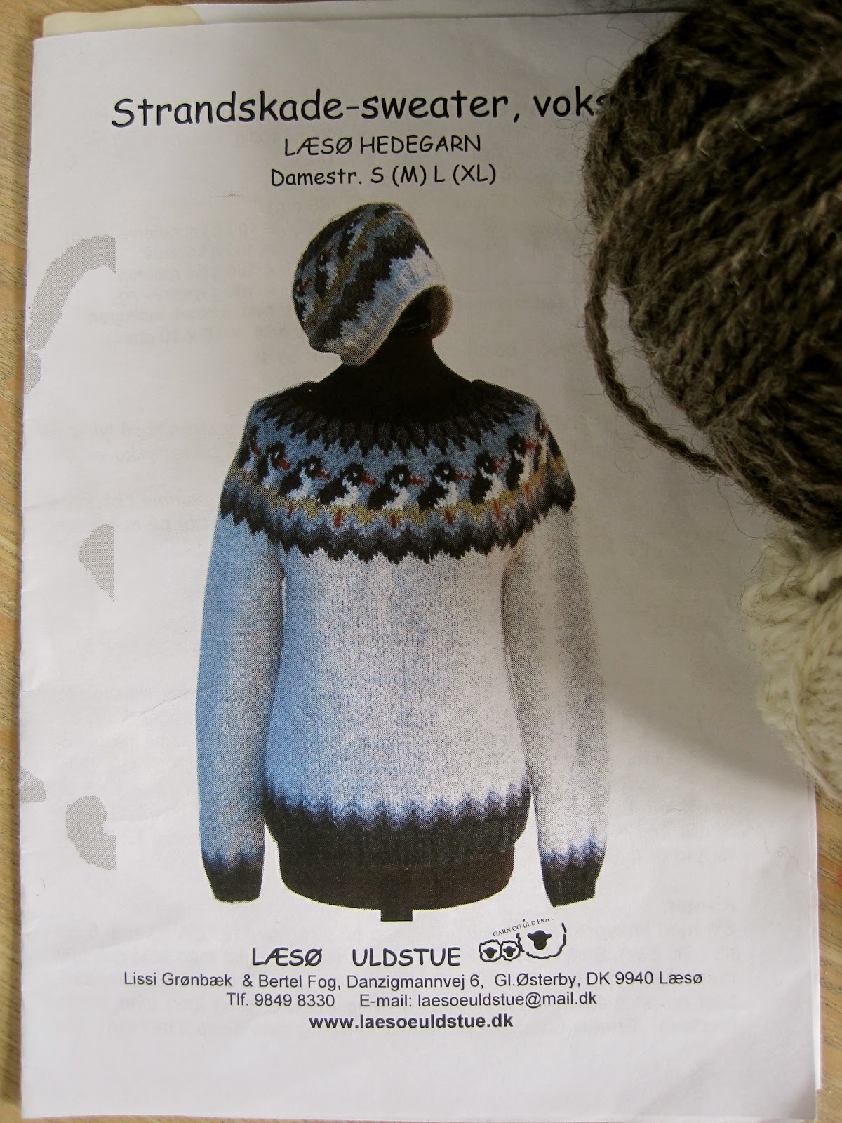Rimmen: Strandskade-sweater fra Læsø