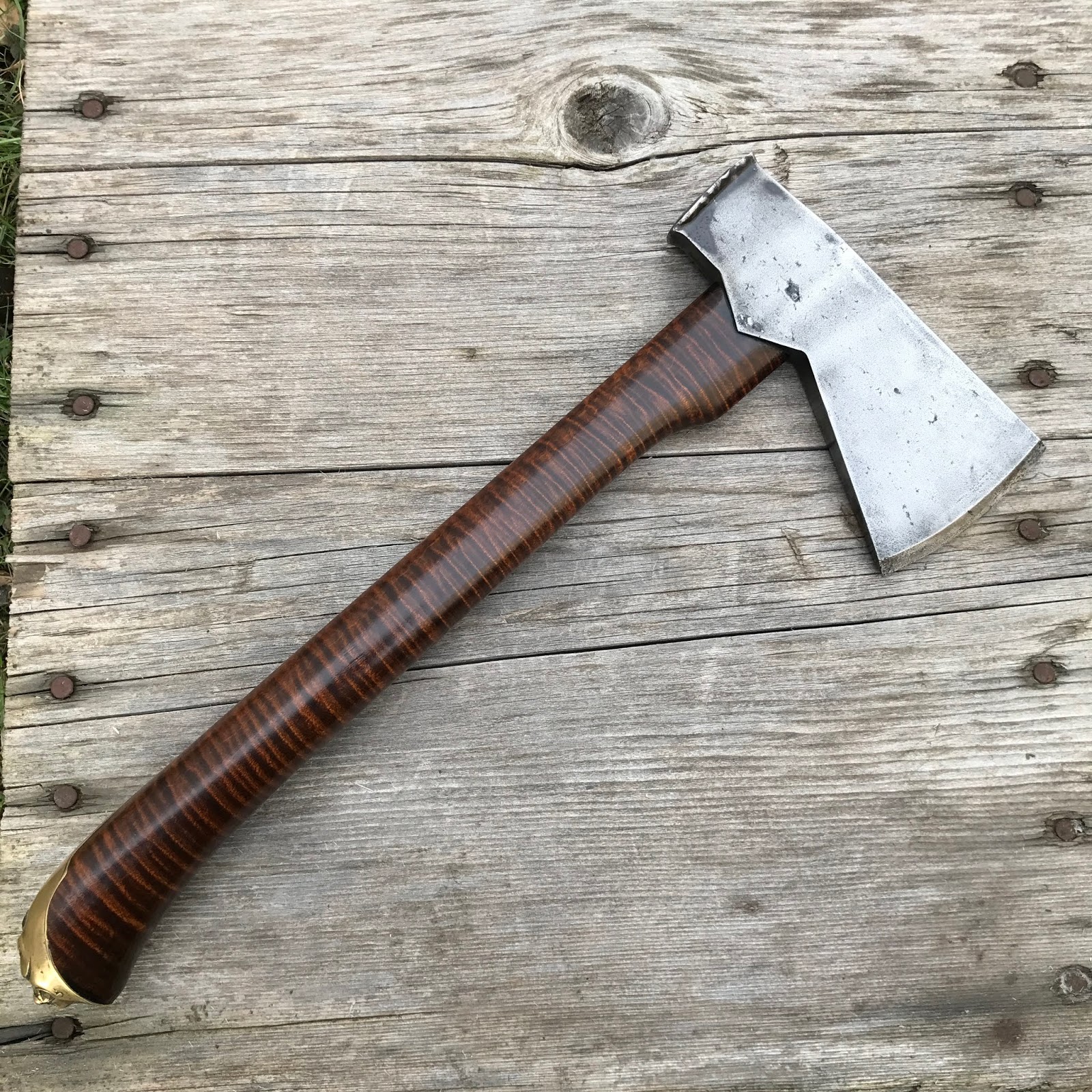 Cabin Creek Muzzleloading Brad and Shane Emig Wrought Iron Belt Axe