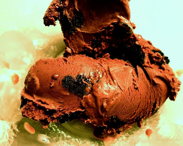 Chocolate and Biscuit Ice Cream 