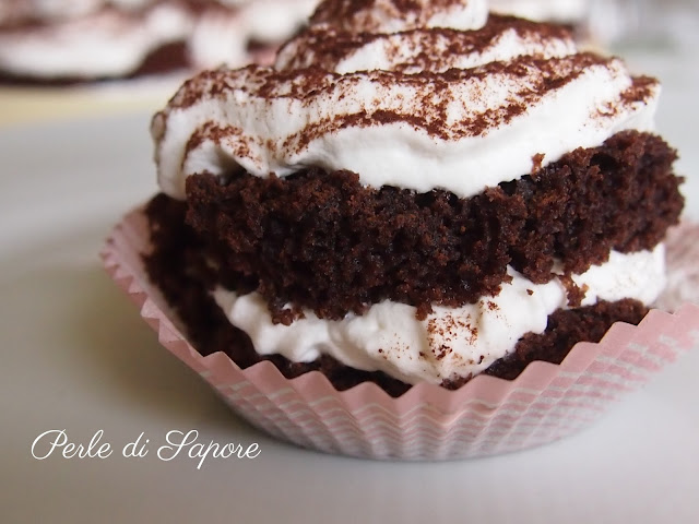 tortino panna e cioccolato