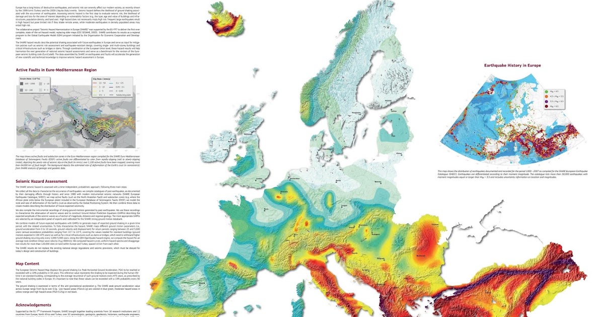 european seismic hazard map ecoclimax