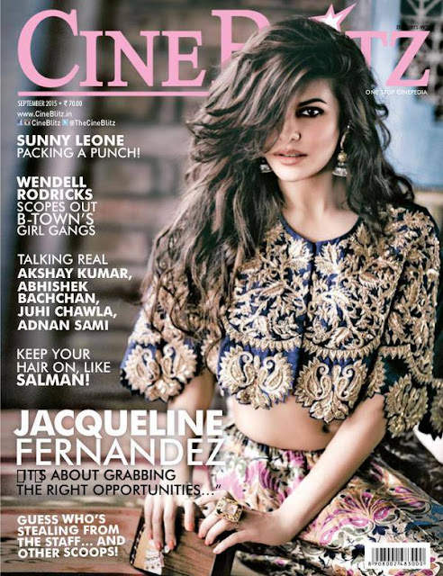 Actress, Model @ Jacqueline Fernandez - Cineblitz, September 2015 