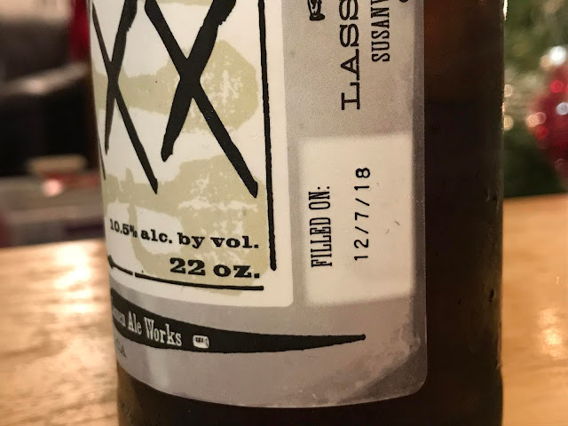 Lassen Ale Works Belgian XXX Tripel Ale 5