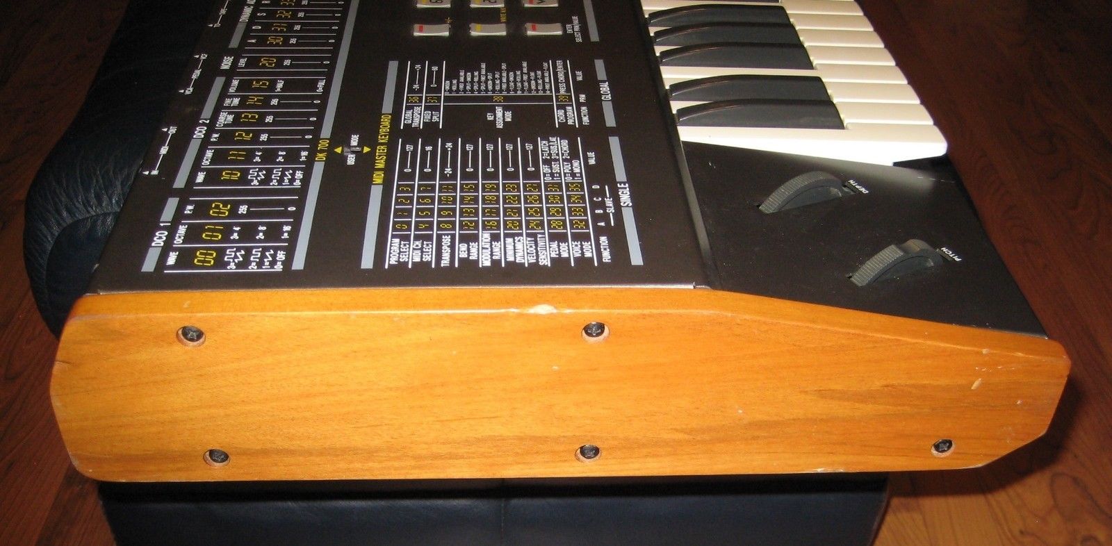 MATRIXSYNTH Siel DK700 Vintage Midi Master Synthesizer, SSM Based