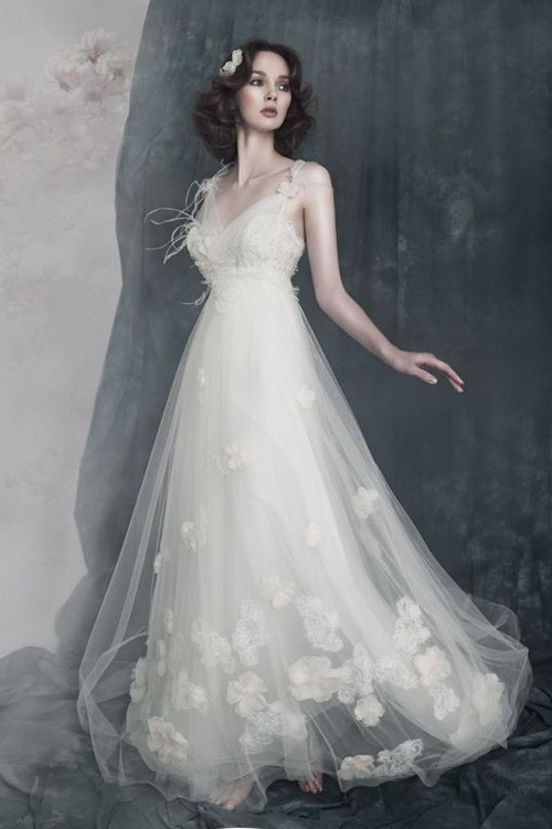 DressyBridal: Trend Alert:Wedding Dresses with Illusion/Sheer Tulle Straps