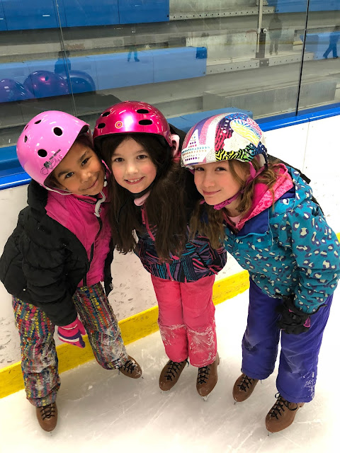 three kids on ice