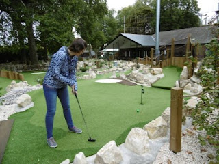 Putt In The Park Mini Golf course at Battersea Park in London