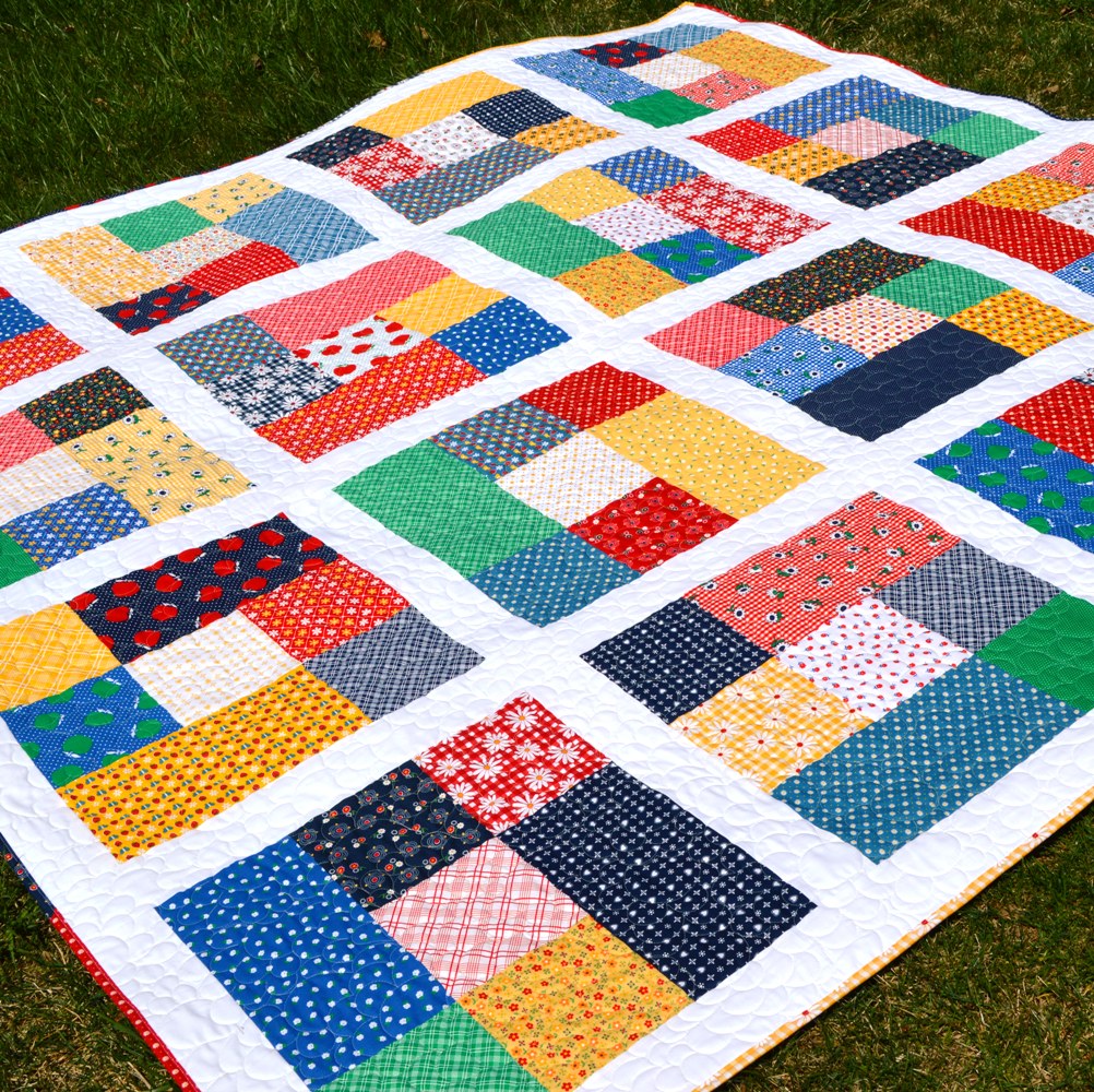 Happy Quilting Fat Quarter Cubes A Short Cut Quilt 