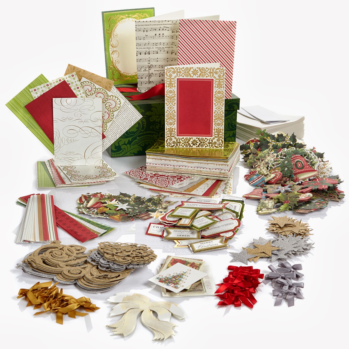 ... to share with you the Anna Griffin Holiday Trimmings Cardmaking Kit