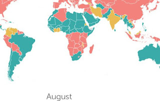 Where to travel in August high season