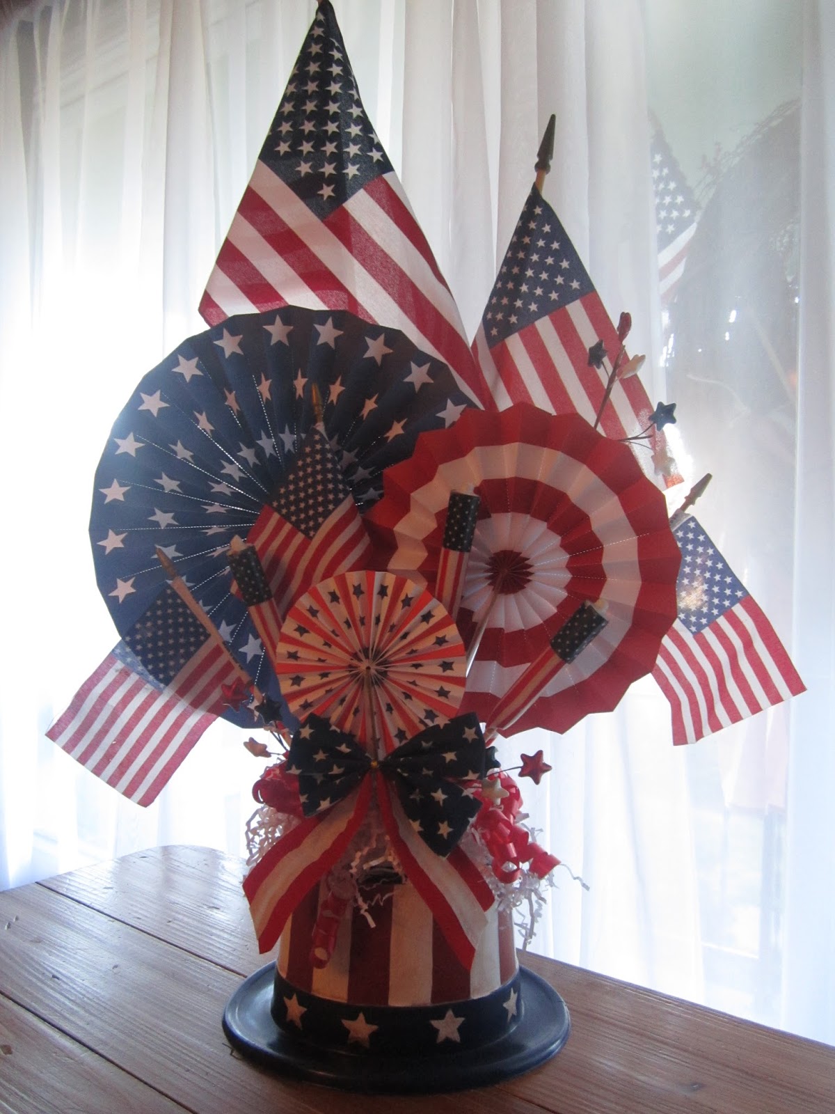 Inexpensive 4th Of July Table Centerpiece 11 Magnolia Lane 