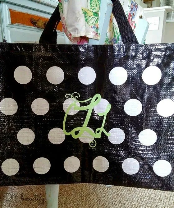 Personalize a Dollar Store Shopping Bag DIY Beautify Creating