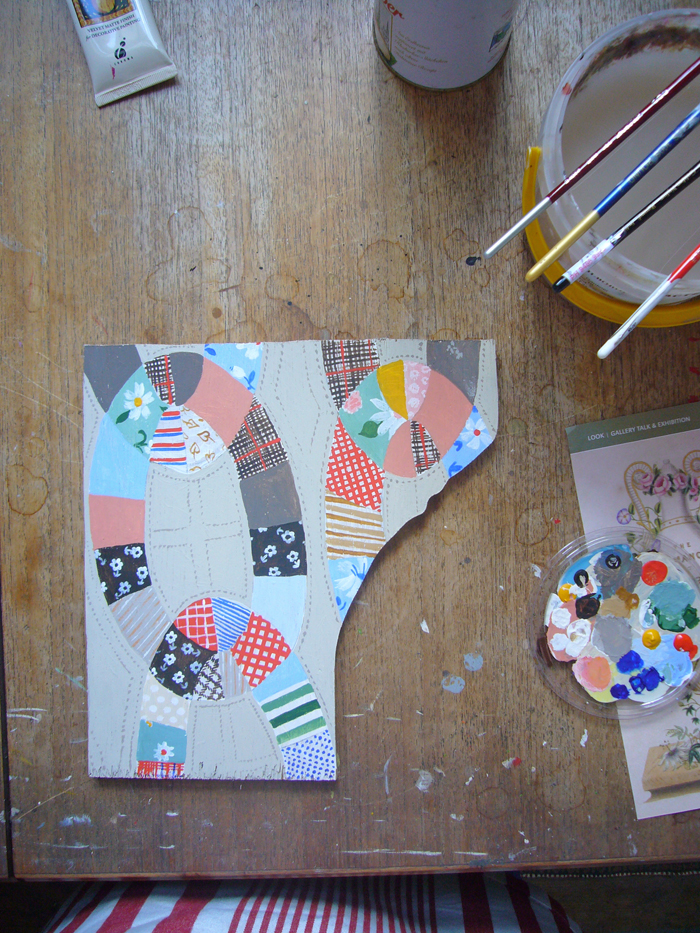 Sandra Eterovic Patchwork painting