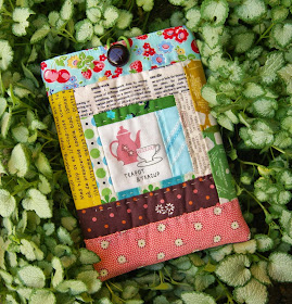 Patchwork Kindle Sleeve by Heidi Staples of Fabric Mutt
