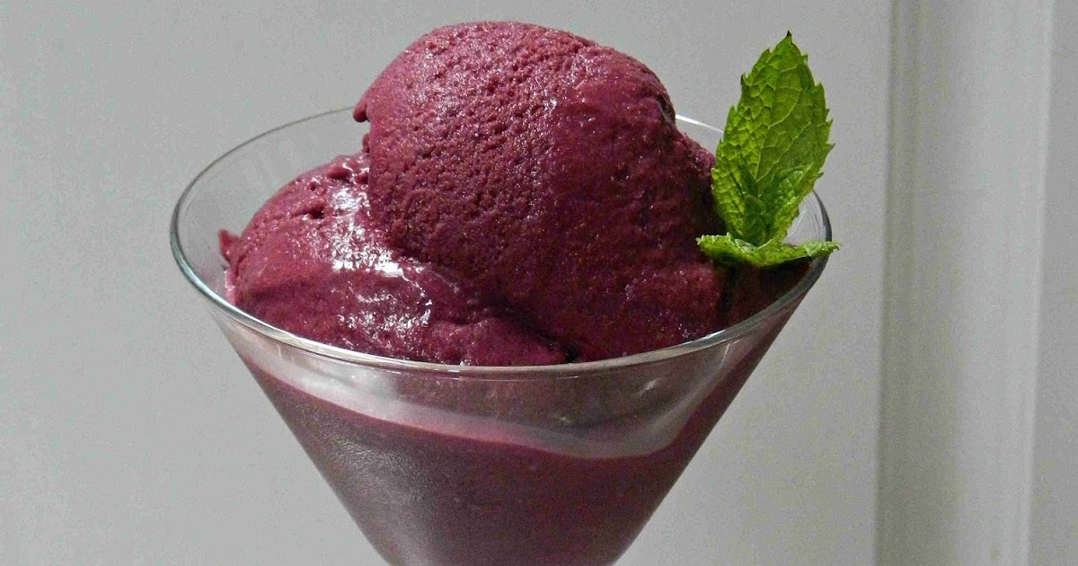 Nitha Kitchen Fresh Blueberry Frozen Yogurt Recipe No Ice cream