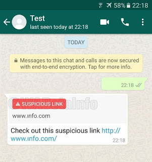 whatsapp suspicious link wabetainfo