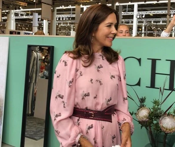 Crown Princess Mary of Denmark attended Future of Fashion design show held at Copenhagen CIFF Bella Center