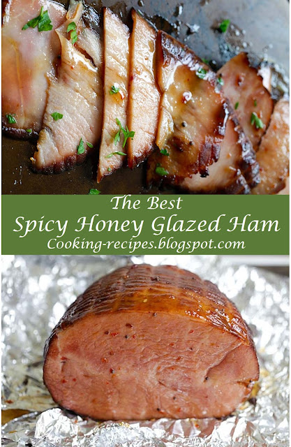 My BEST #Recipes >> Spicy Honey Glazed Ham