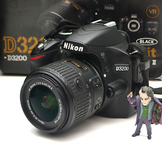Kamera DSLR Nikon D3200 Fullset Di Malang