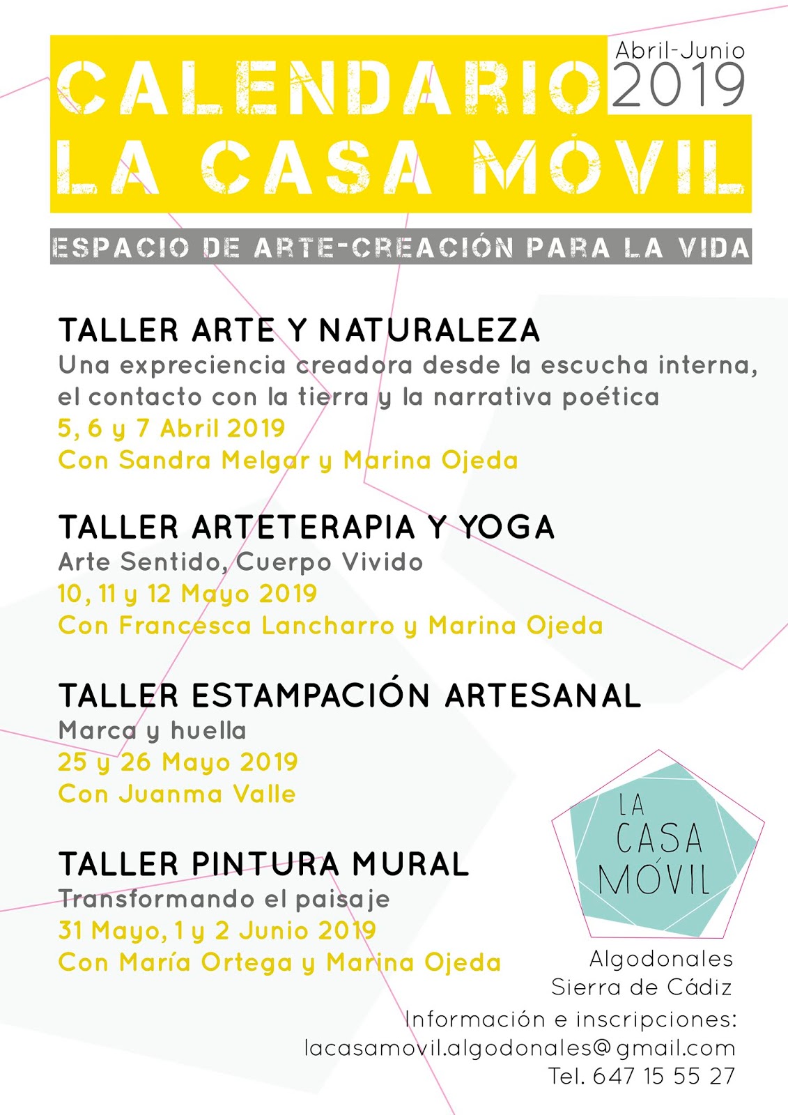 Arteterapia Calendario La Casa Movil 2019