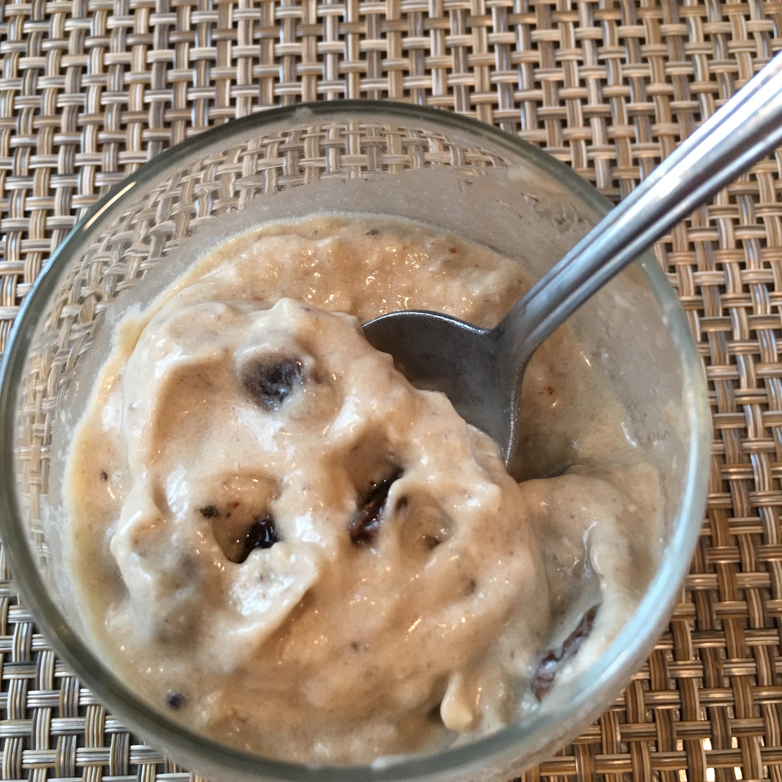Lulu Cooks and Tells No Churn Vegan Rum Raisin Ice Cream