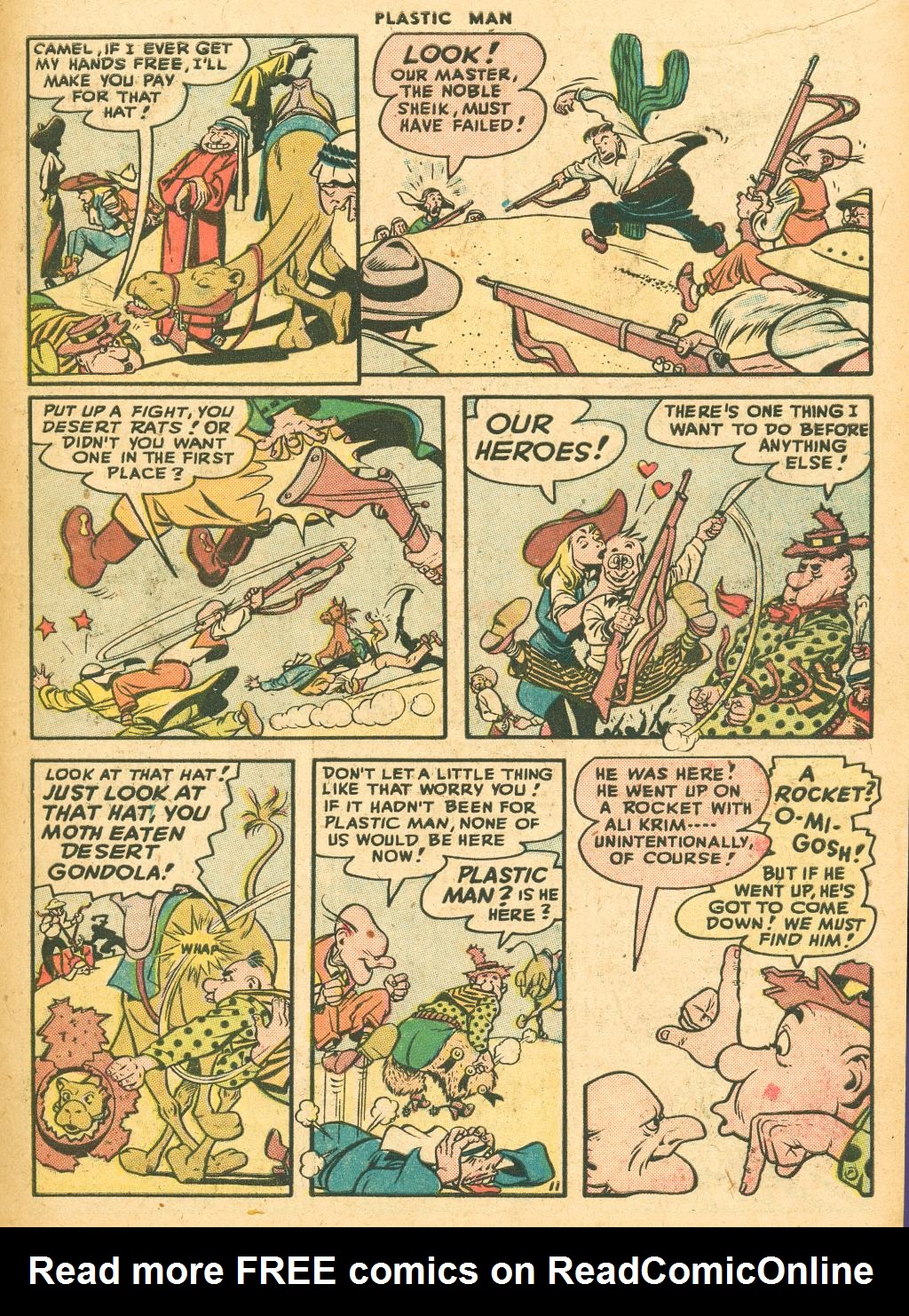 Read online Plastic Man (1943) comic -  Issue #10 - 13
