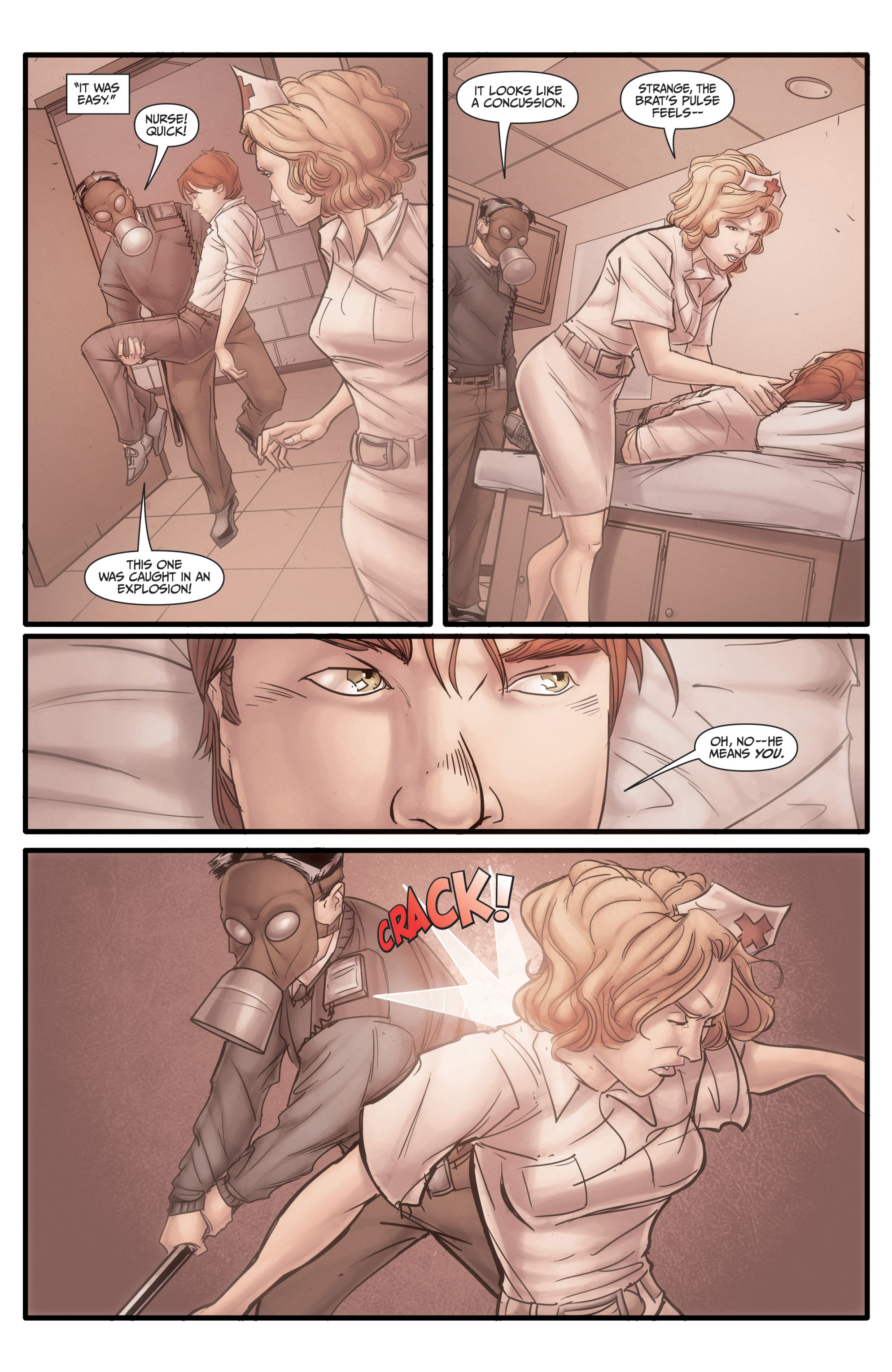 Read online Morning Glories comic -  Issue #5 - 27