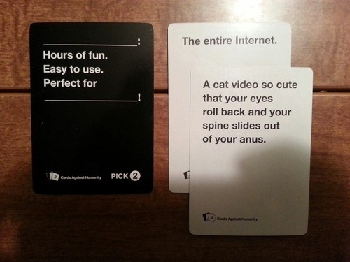 Cards Against Humanity Game Playing