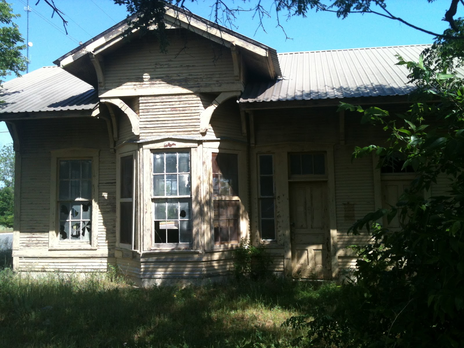 Texas Small Town Adventures Lometa Santa Fe Depot In desperate need