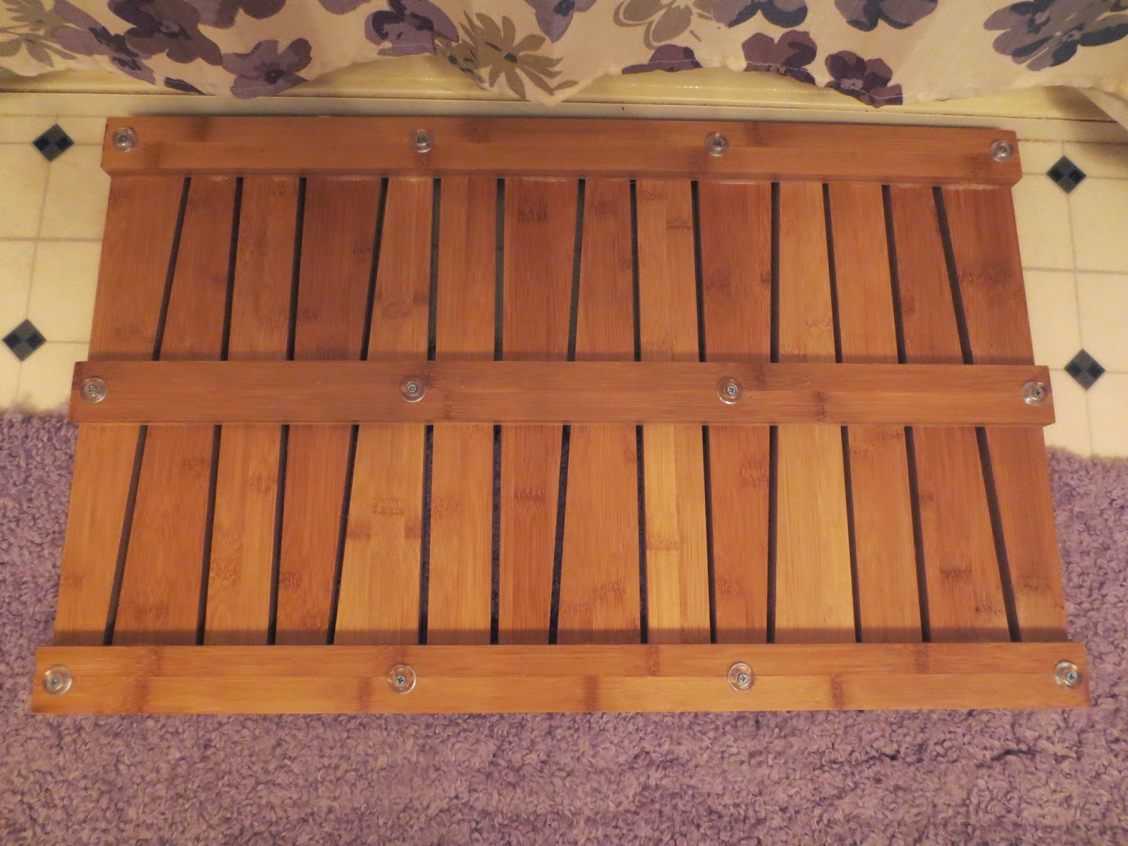 Gloria's Bits and Pieces Awesome Bamboo Deluxe Shower Floor and Bath