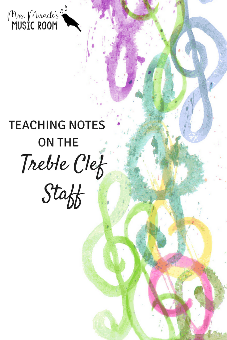 treble clef staff