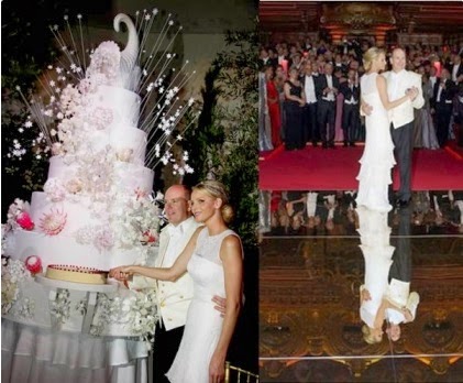 Casamento Real - Principe Alberto ♥ Charlene Wittstock Bolo - Casamento Real - Principe Alberto ♥ Charlene Wittstock