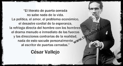 El literato de puerta cerrada no sabe nada de la vida. La política, el amor, el problema económico, el desastre cordial de la esperanza, la refriega directa del hombre con los hombres, el drama menudo e inmediato de las fuerzas y las direcciones contrarias de la realidad, nada de esto sacude personalmente al escritor de puertas cerradas.