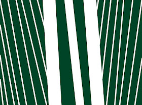 weiße Streifen auf grünem Hintergrund