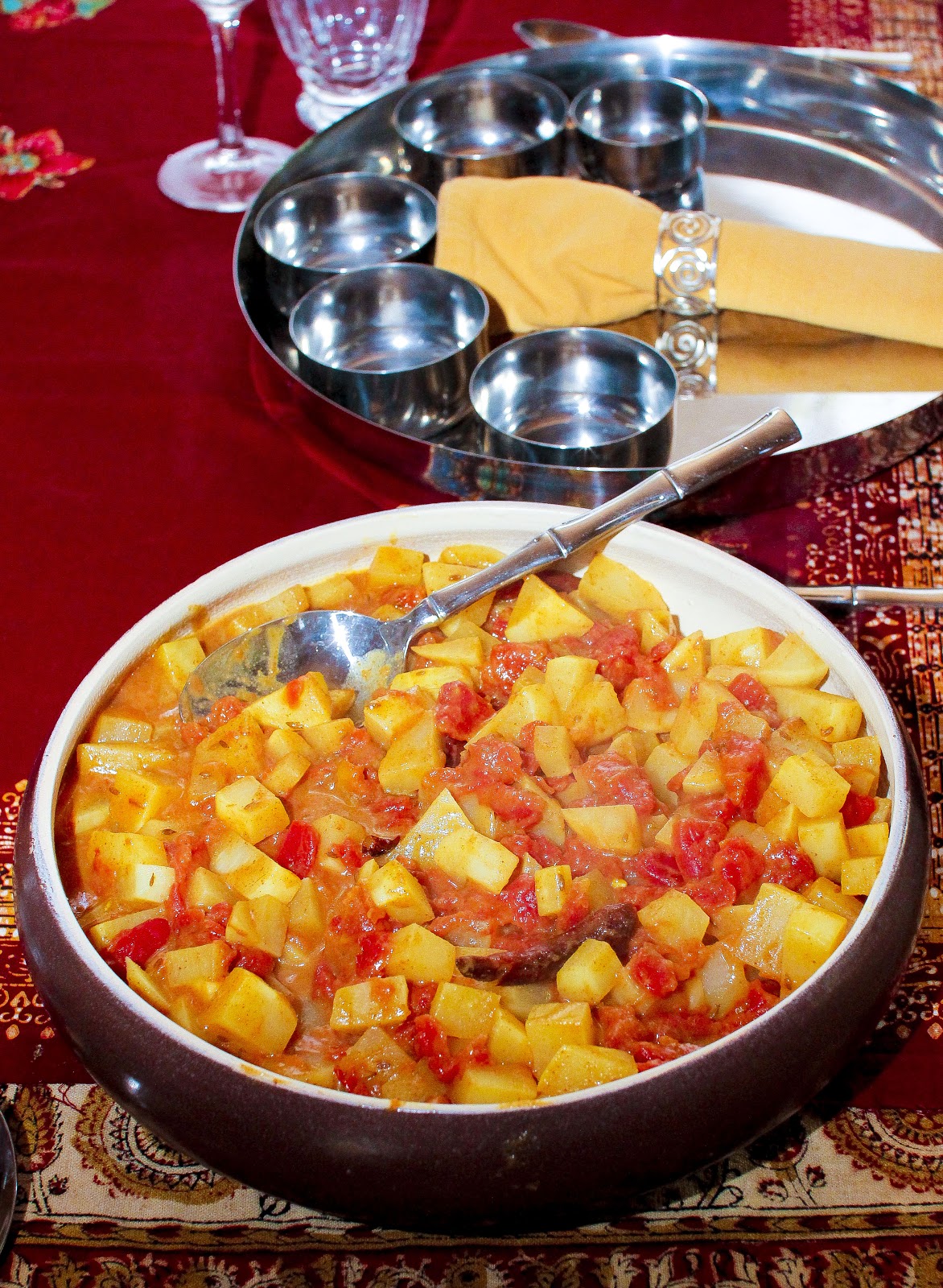 The Colors Of Indian Cooking NIce and Easy Holiday Turnips With Cumin