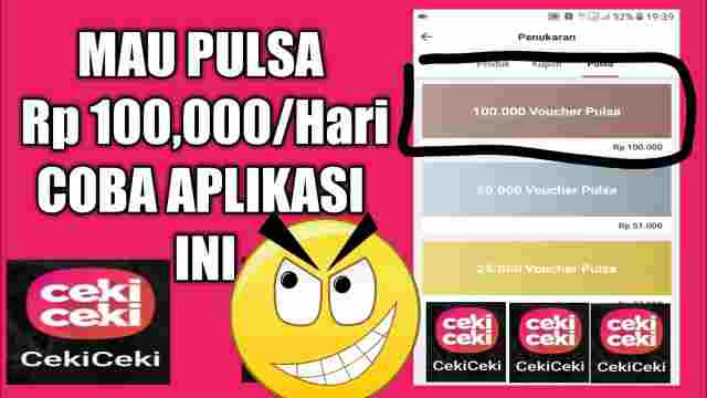 Cara Nuyul Aplikasi Penghasil Pulsa 2020 Ceki Ceki Mod Apk