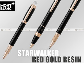 Montblanc Starwalker Red Gold Plated Resin