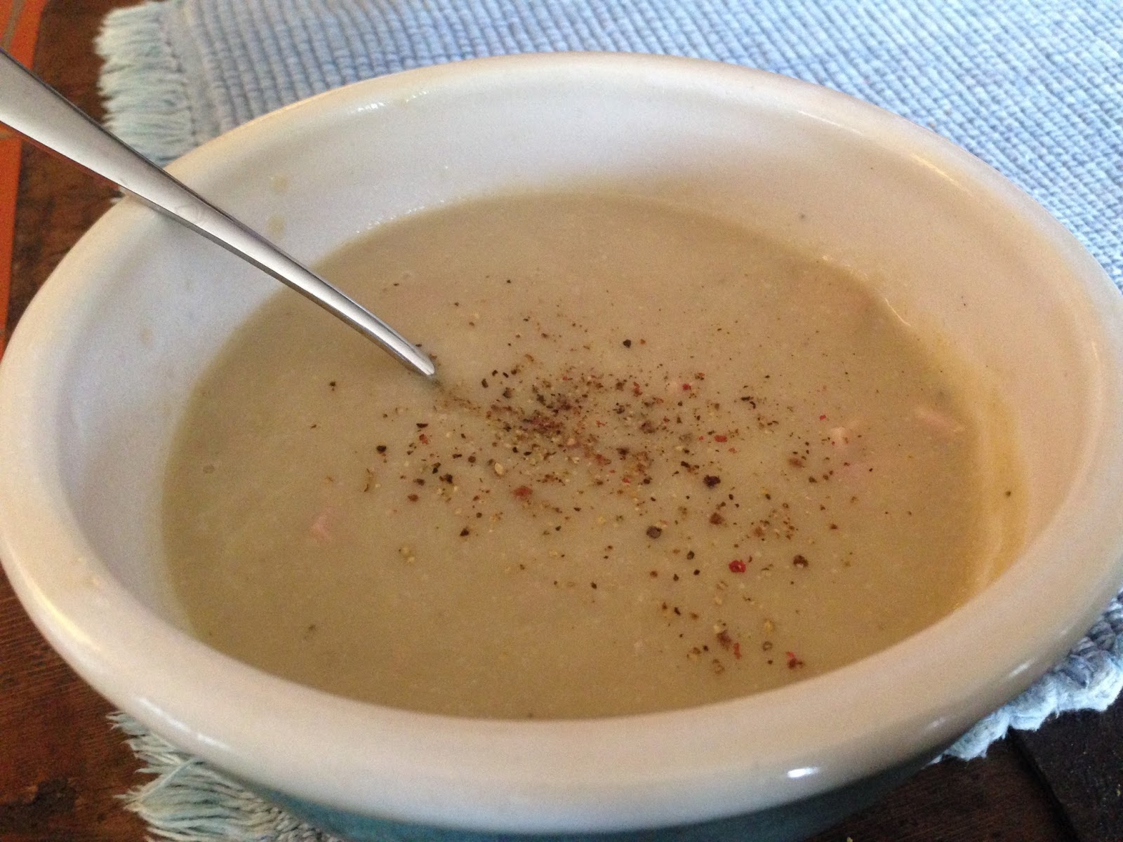 Stroud Is All Over the Place Ham and Cauliflower Soup Simply Delicious