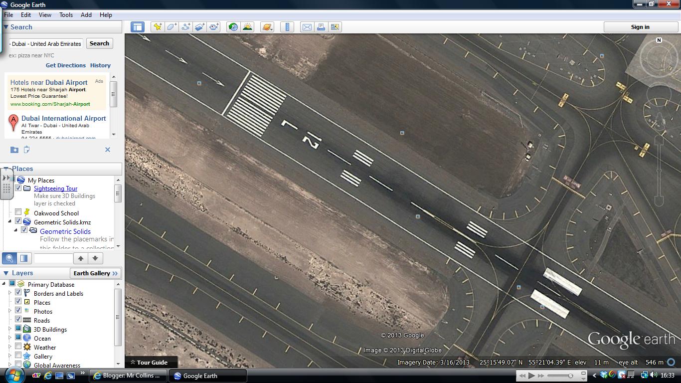 Mr Collins Mathematics Blog Bearings & Google Earth